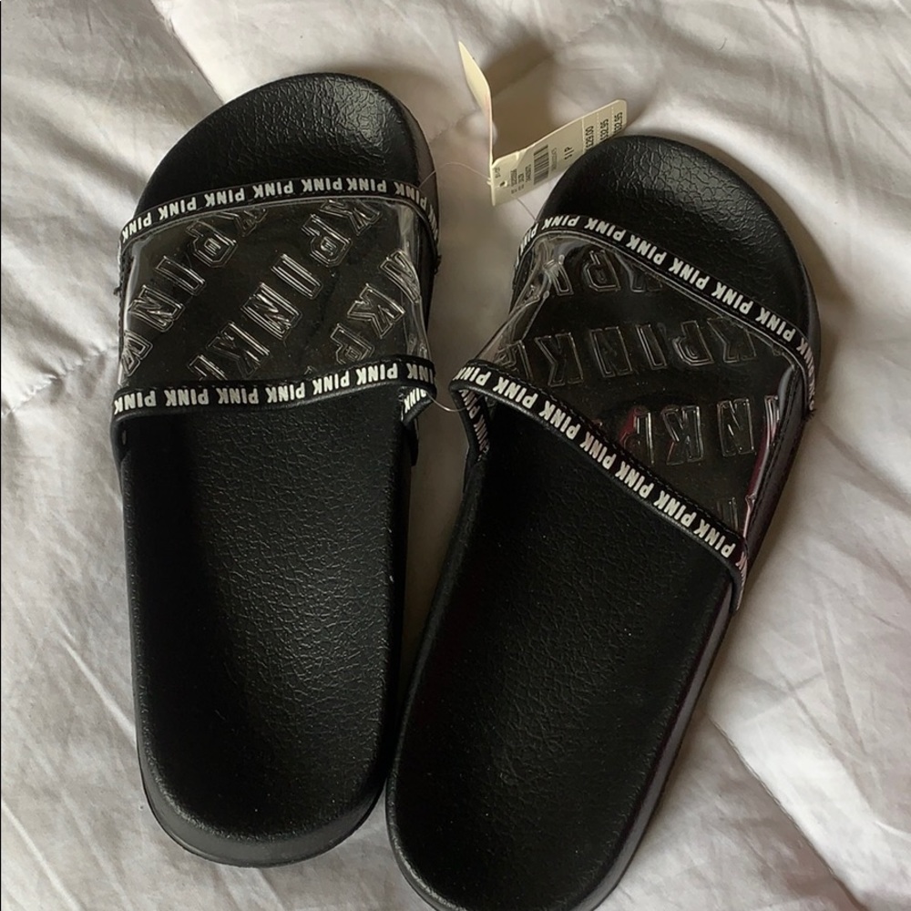 Pink Clear slippers
